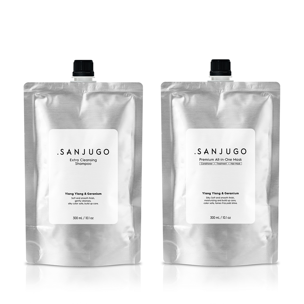 SANJUGO Extraクレンジングシャンプー詰め替え 2つセット 最高品質の本格ヘアケアを、続けやすい価格で。 – 【.SANJUGO